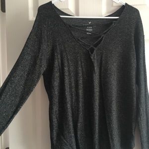 American Eagle soft and sexy plush long sleeve